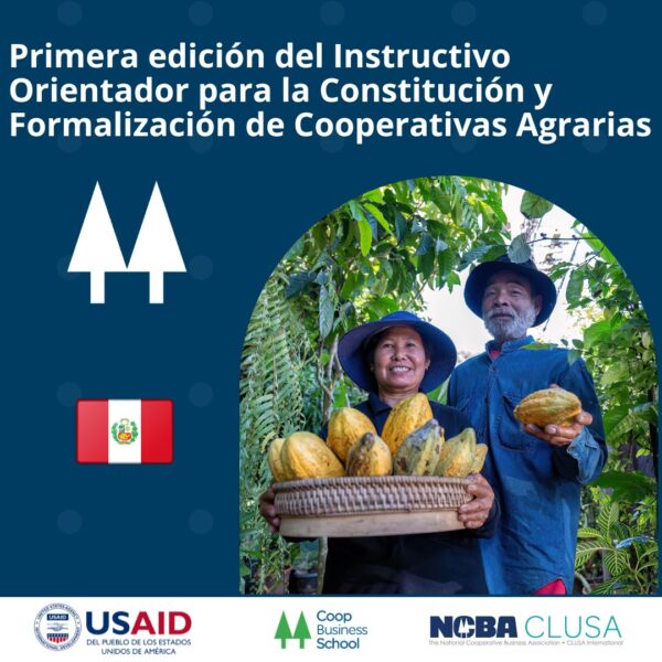 Primera edición del Instructivo Orientador para la Constitución y Formalización de Cooperativas Agrarias